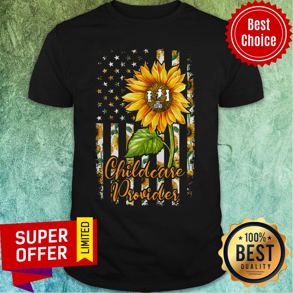 Premium Sunflower Proud Childcare Provider Shirt