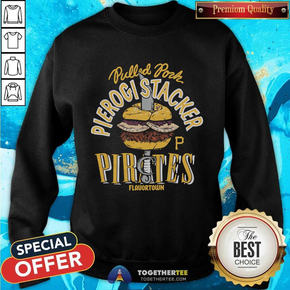 Awesome MLB x Flavortown Pittsburgh Pirates Pulled T-Shirt - Image 5