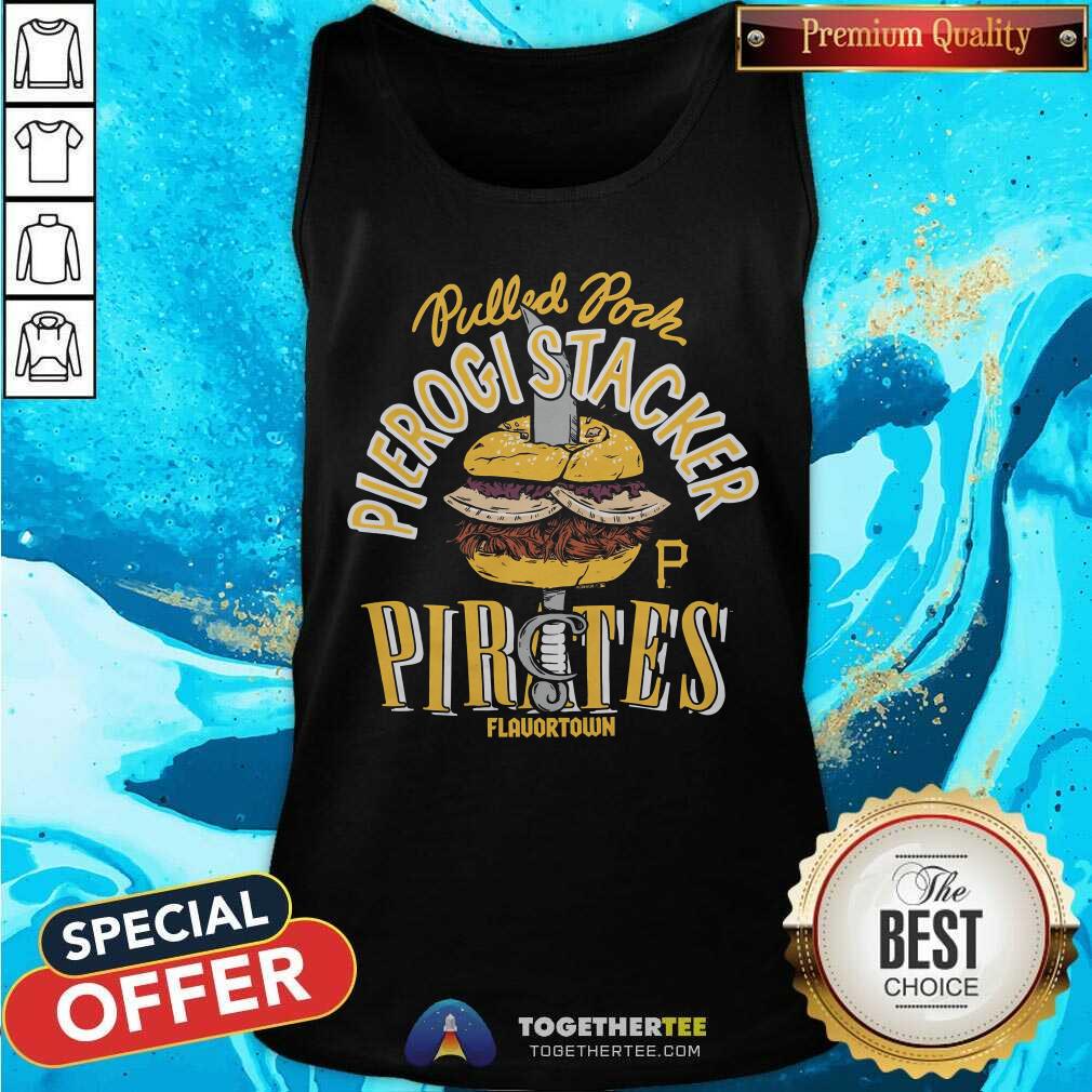 Awesome MLB x Flavortown Pittsburgh Pirates Pulled T-Shirt - Image 4