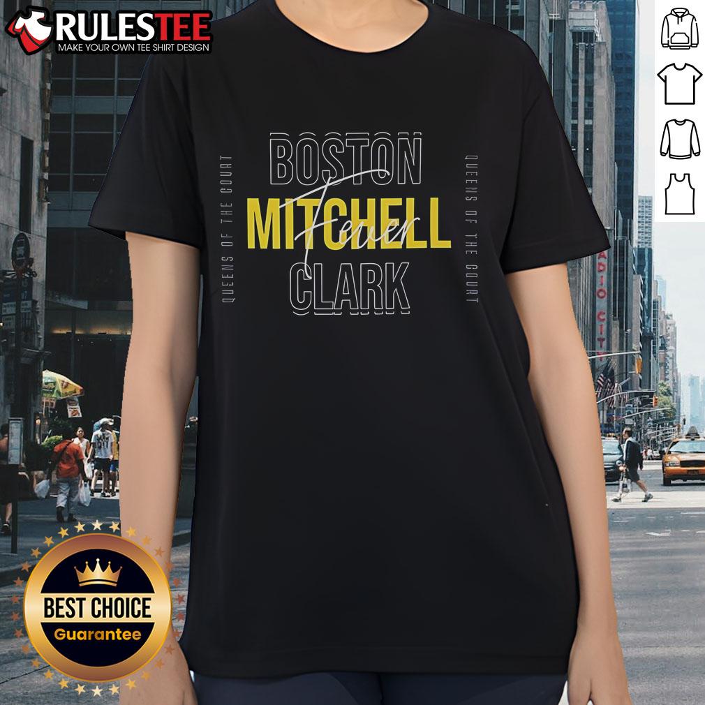 Top Kelsey Mitchell Indiana Fever Basketball Boston Howard Clark Hall T-Shirt - Image 3