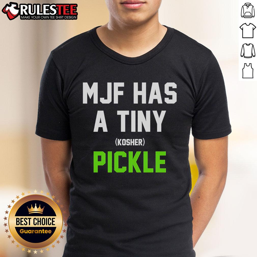 Top MJF Has A Tiny Kosher Pickle T-Shirt