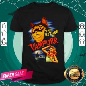 The Return Of Vampurr Cat Vampire Halloween Shirt