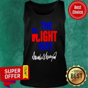 Alternative view of The Right Way Pro Republican Elephant Trump Shirt