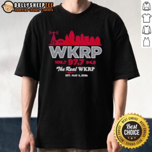 Official The Real WKRP Inaugural 2026 Skyline T-Shirt