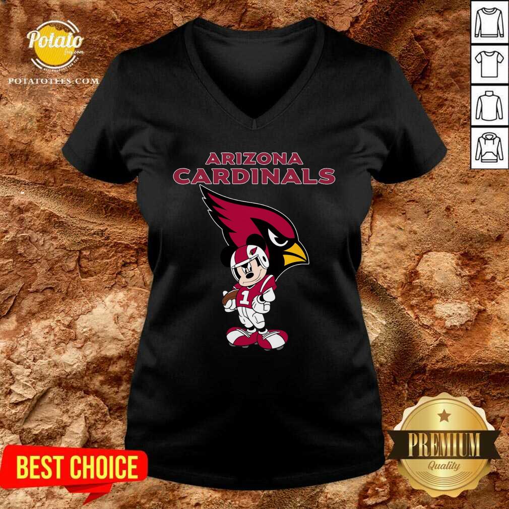 Funny Mickey Mouse Arizona Cardinals Shirt - Image 3