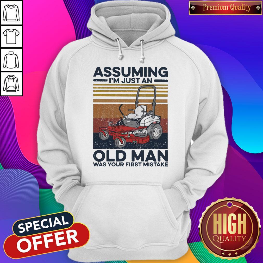 Nice Assuming I’m Just An Old Man Was Your First Mistake Vintage Shirt - Image 2