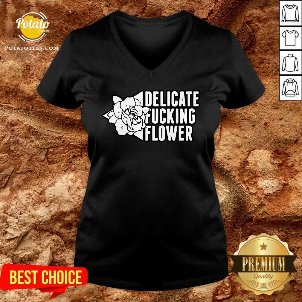 Women Delicate Fucking Flower Shirt - Image 3