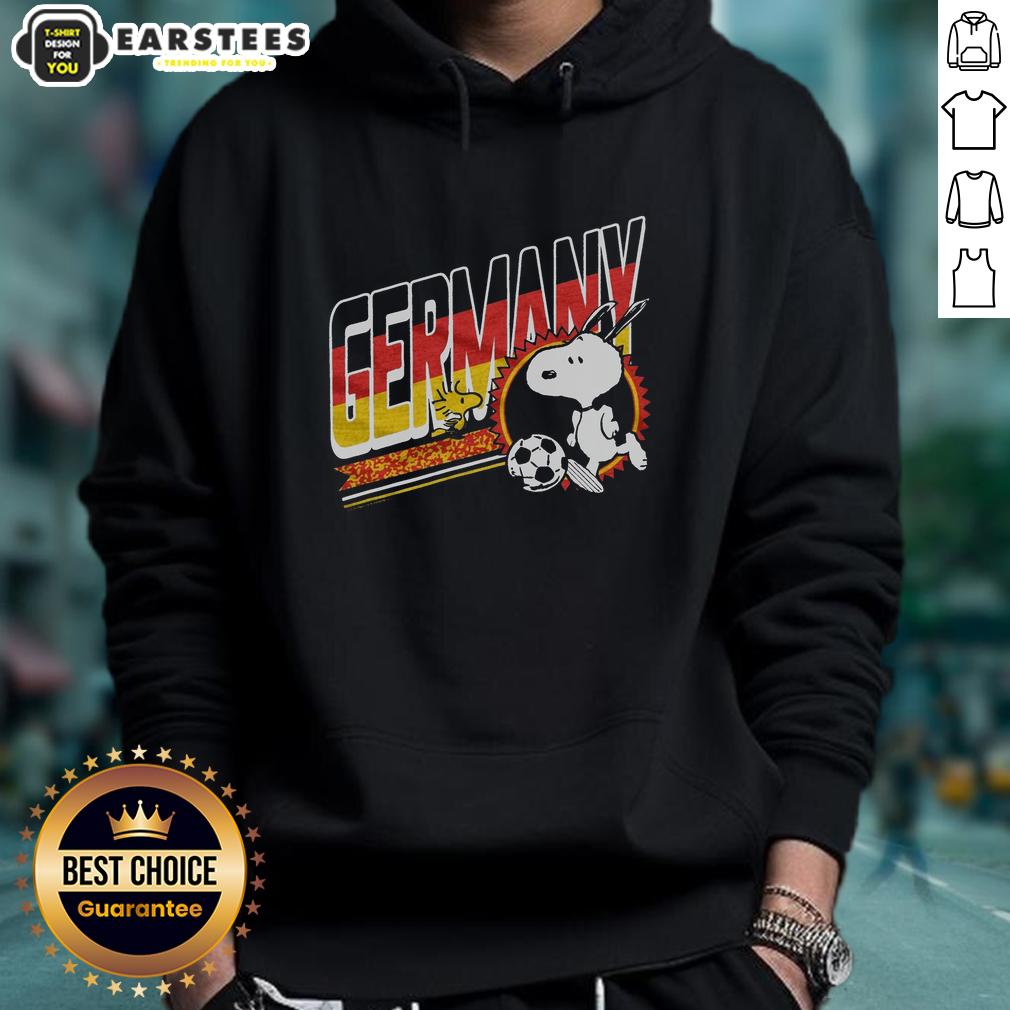 Cute Peanuts Snoopy X Germany Soccer T-Shirt - Image 2