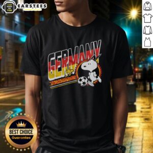 Cute Peanuts Snoopy X Germany Soccer T-Shirt