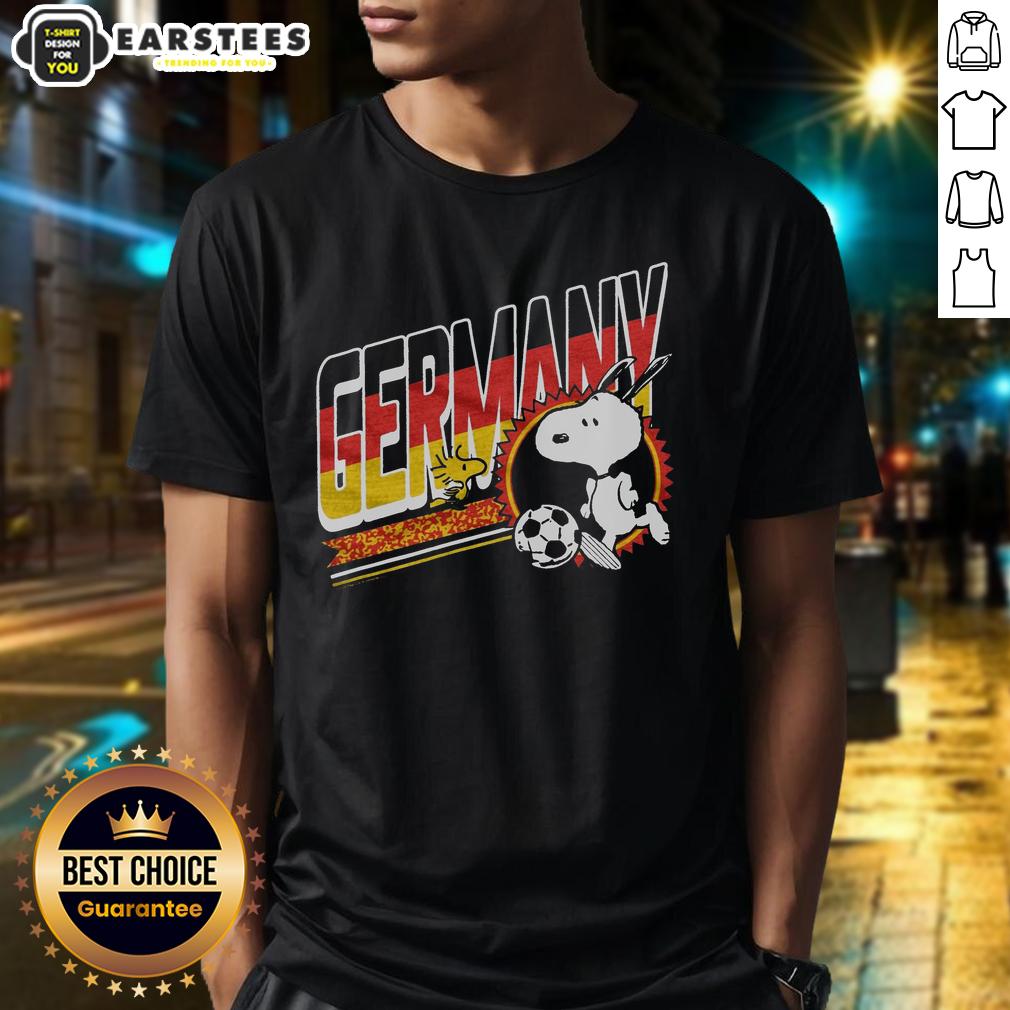 Cute Peanuts Snoopy X Germany Soccer T-Shirt