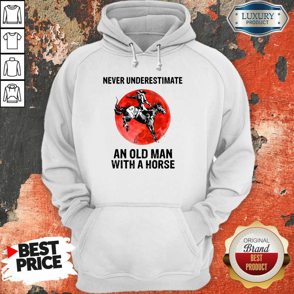 An Old Man With A Horse Shirt - Image 5