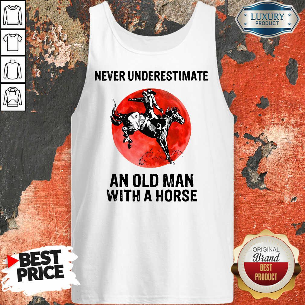 An Old Man With A Horse Shirt - Image 3