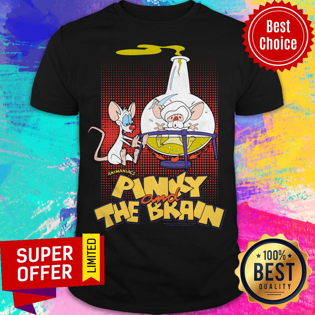 Top Pinky And The Brain Lab Flask Shirt