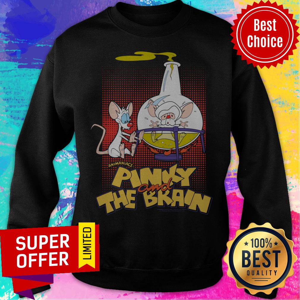 Top Pinky And The Brain Lab Flask Shirt - Image 5
