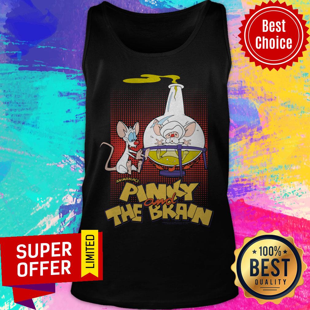 Top Pinky And The Brain Lab Flask Shirt - Image 4