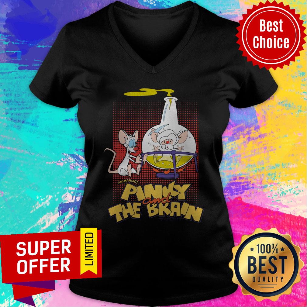 Top Pinky And The Brain Lab Flask Shirt - Image 3