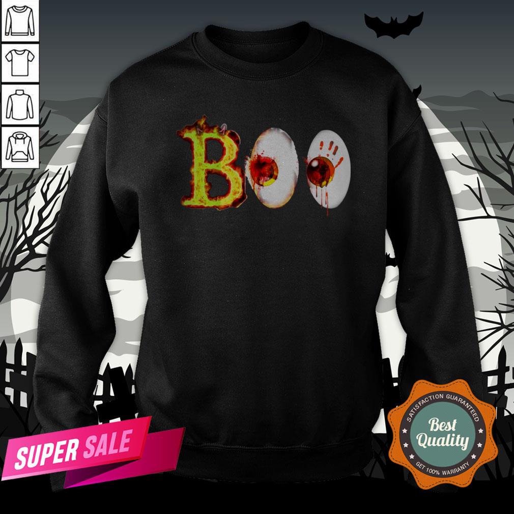 Boo Day Of The Dead Dia De Muertos Halloween Shirt - Image 4