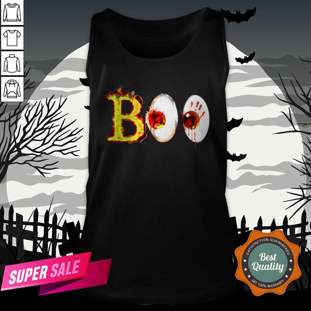 Boo Day Of The Dead Dia De Muertos Halloween Shirt - Image 3