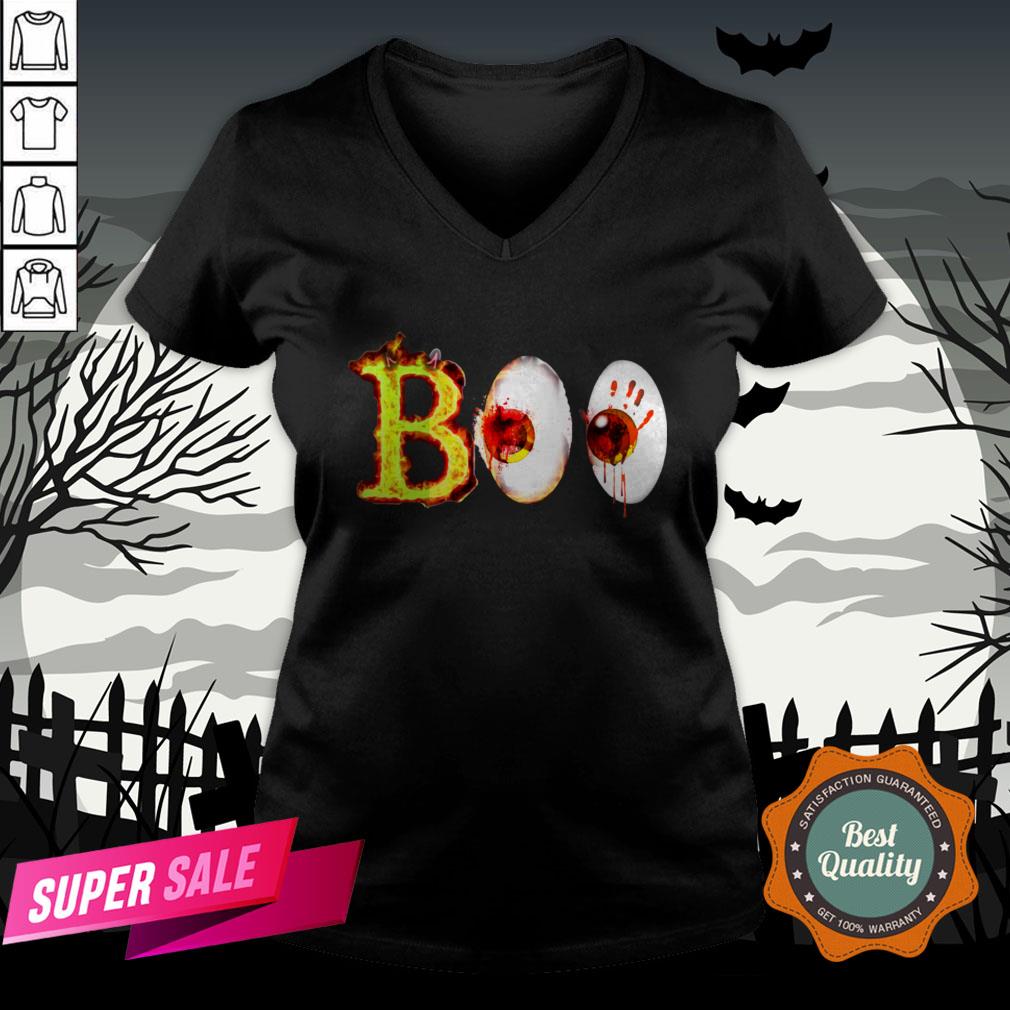 Boo Day Of The Dead Dia De Muertos Halloween Shirt - Image 2