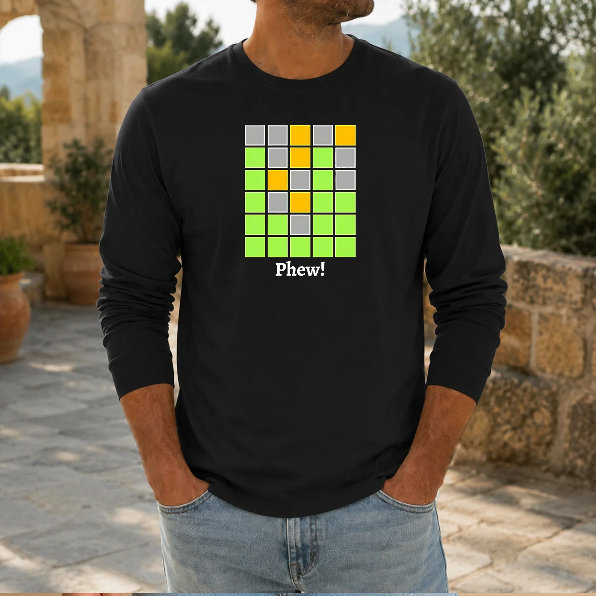 Premium Minesweeper Phew Grid Shirt - Image 5