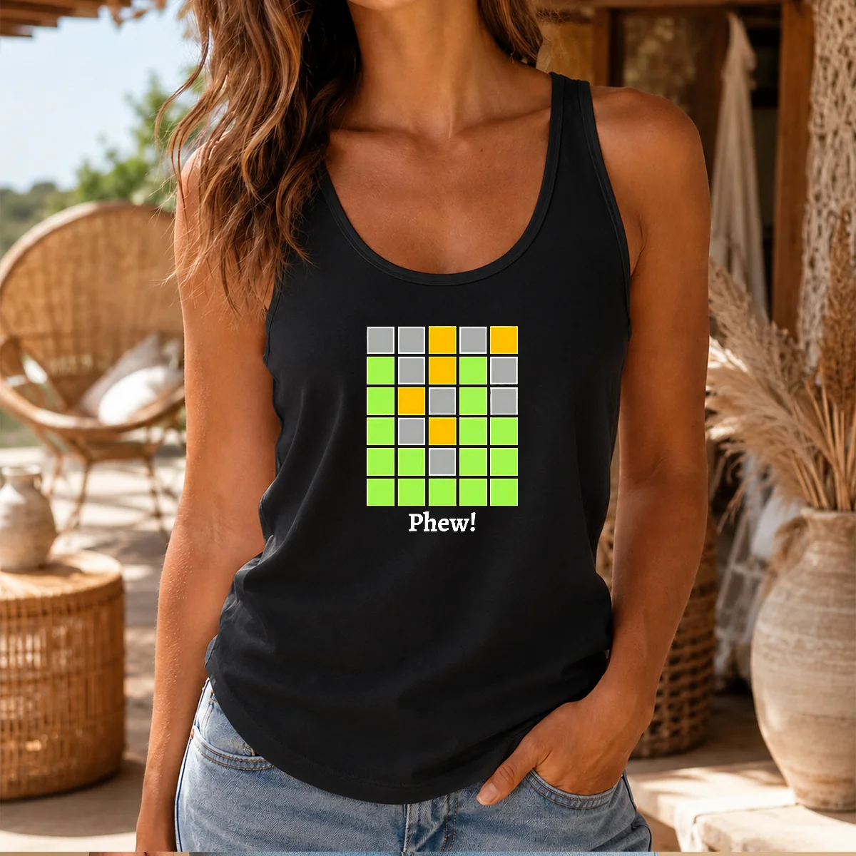 Premium Minesweeper Phew Grid Shirt - Image 3