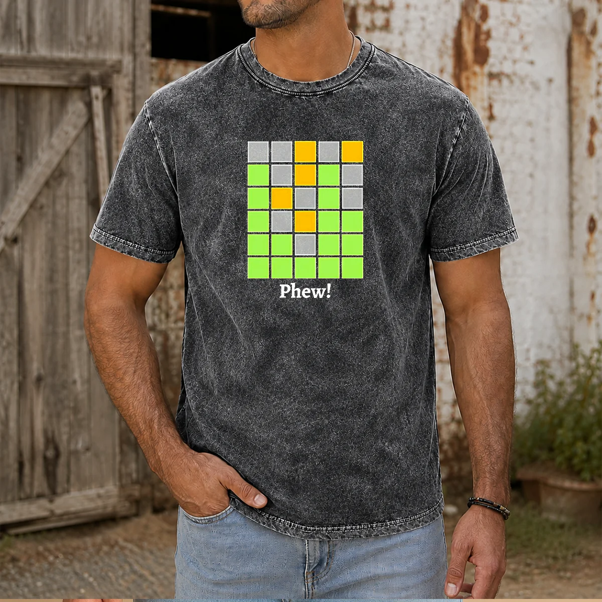 Premium Minesweeper Phew Grid Shirt - Image 8