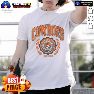 Official Oklahoma State Cowboys Team Crest T-Shirt