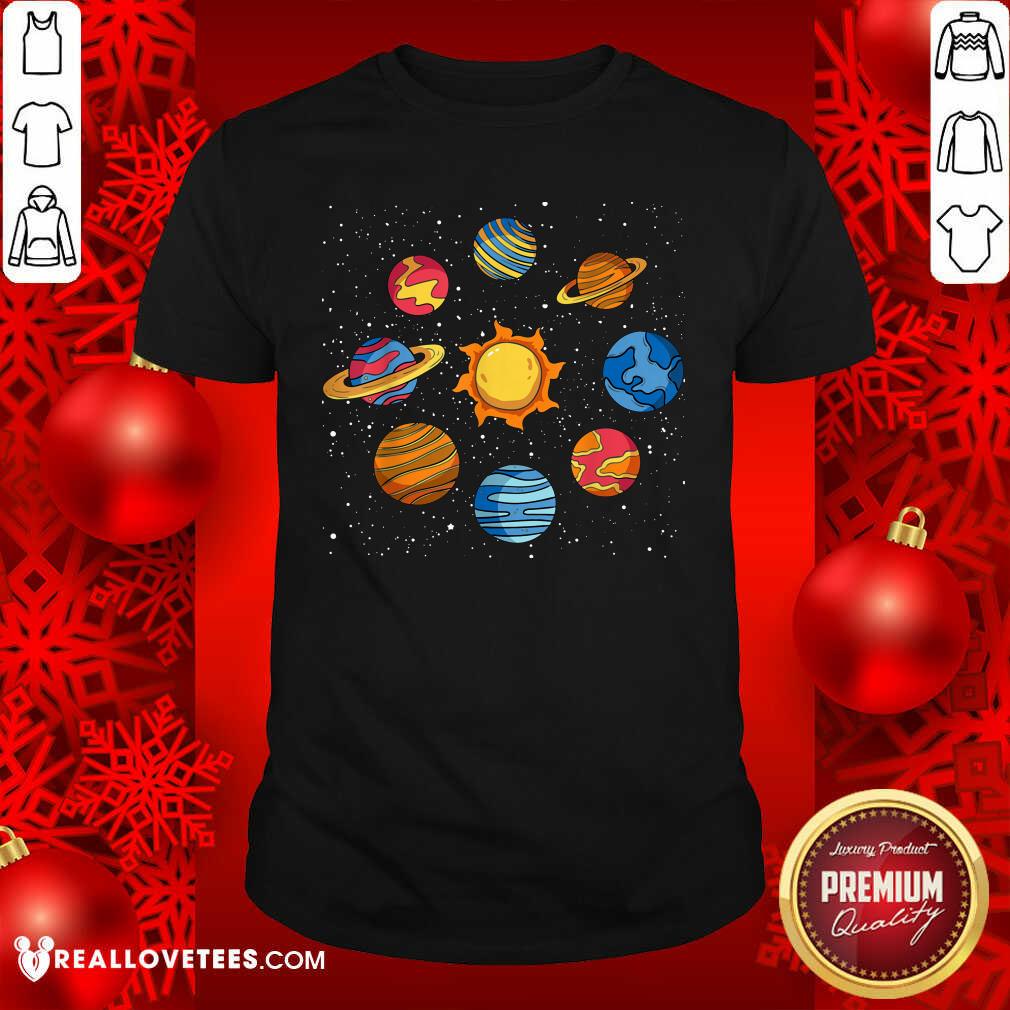 Love Universe Planets Gift Idea Science Lover Astronomy Shirt