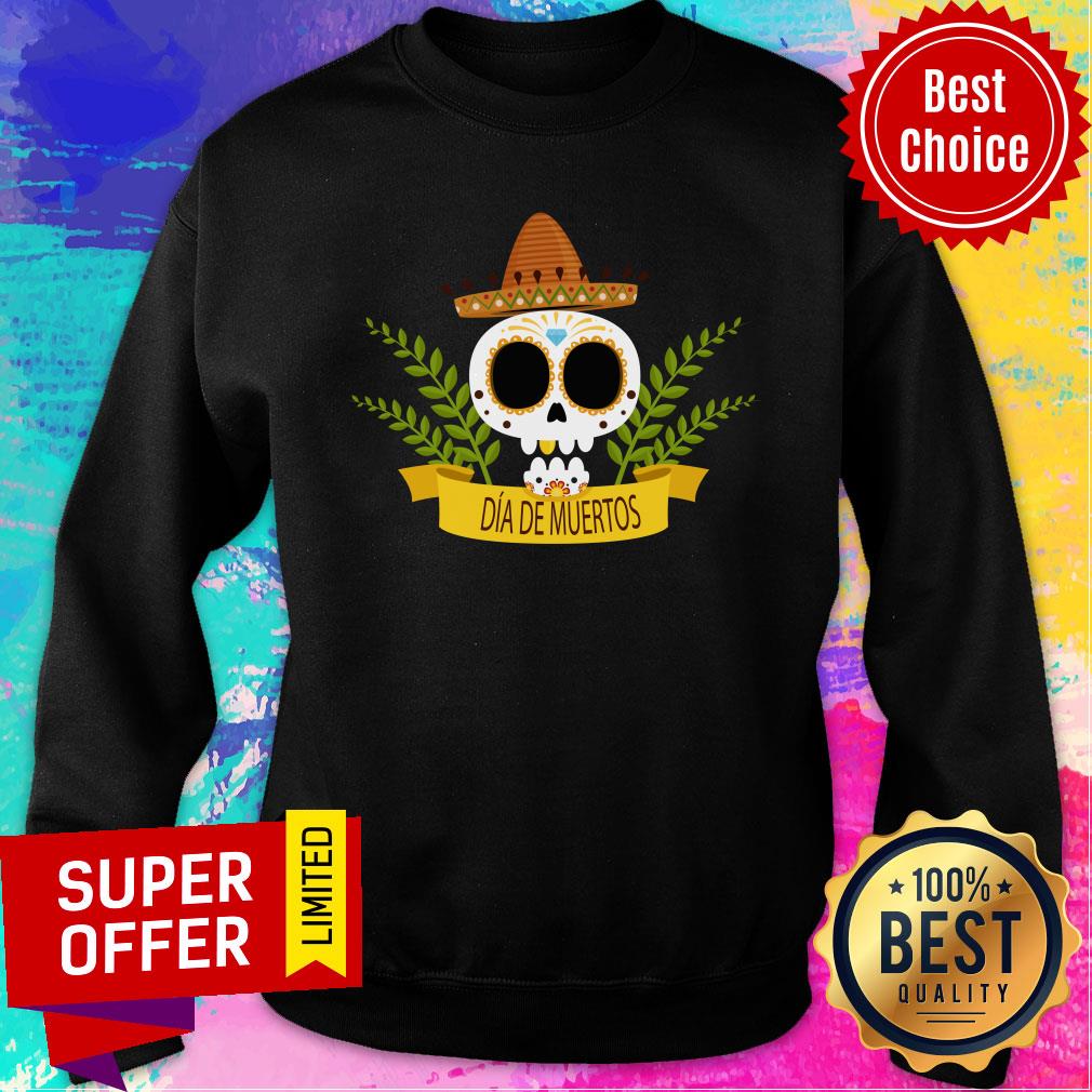 Dia De Muertos Skull Mexico Holiday Shirt - Image 5