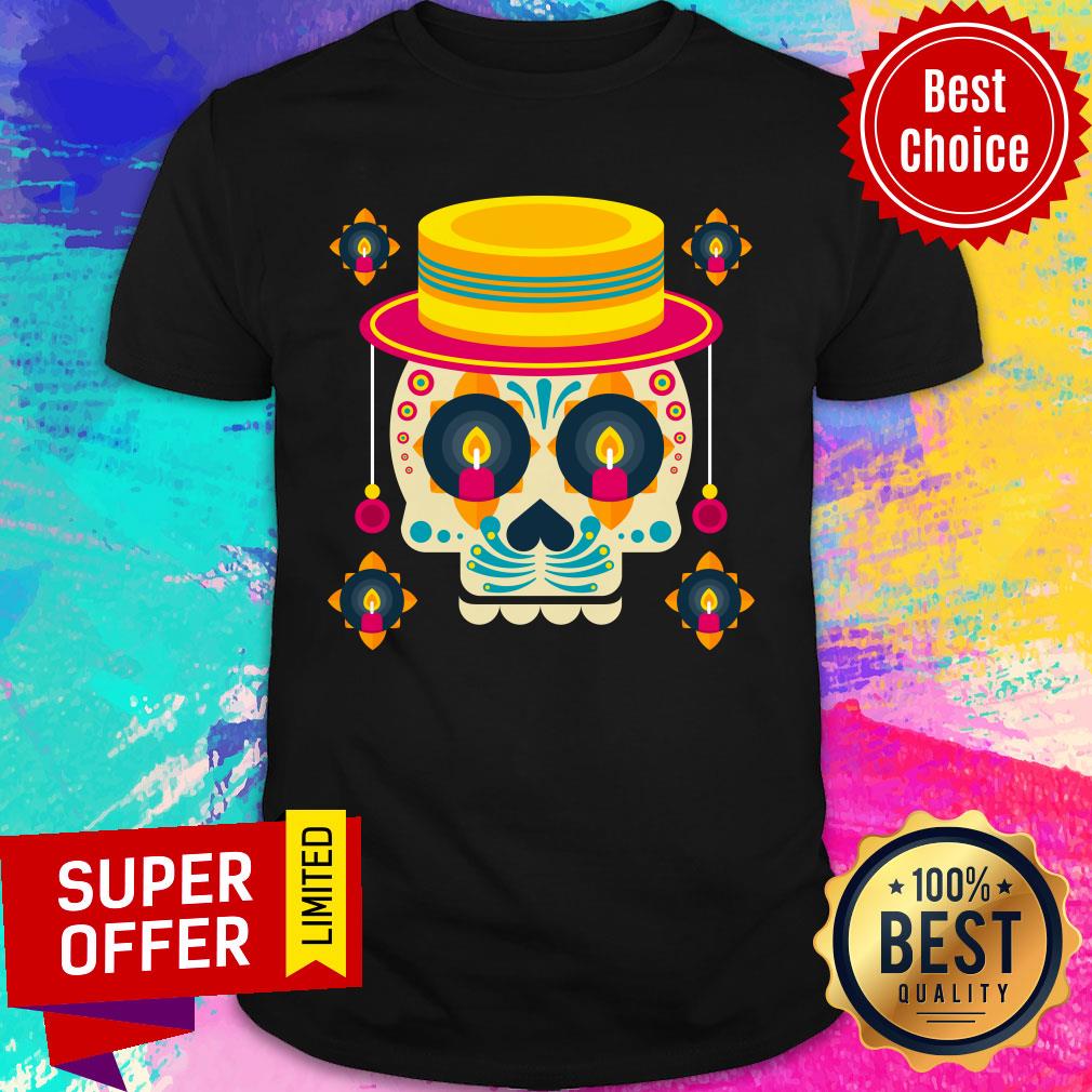 Happy Mexico Holiday Skull Candle Shirt