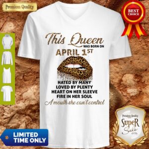 Alternative view of Funny This Queen Was Born On May 1st Hated By Many Loved By Plenty Lips Leopard Shirt
