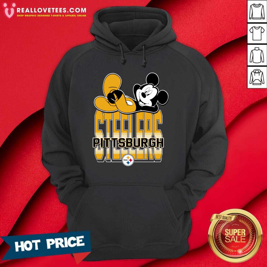 Pittsburgh Steelers Mickey Kick Back T-shirt - Image 5