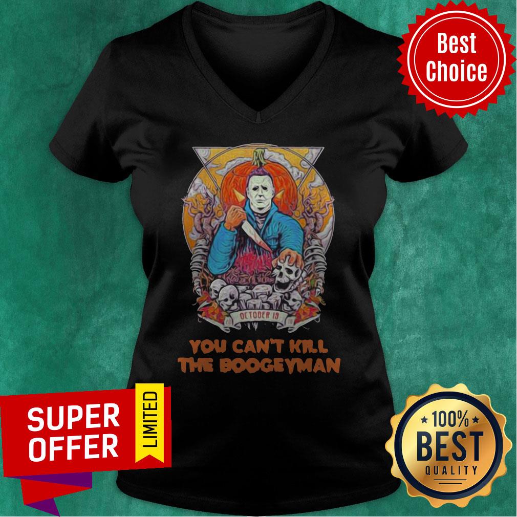 Nice Michael Myers October 19 You Can’t Kill The Boogeyman Halloween Shirt - Image 4