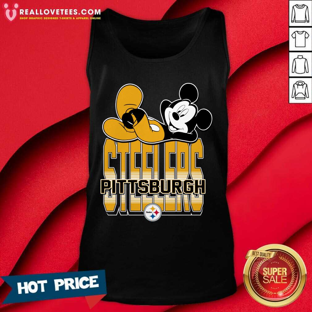 Pittsburgh Steelers Mickey Kick Back T-shirt - Image 3