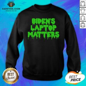 Alternative view of Awesome Biden’s Laptop Matters Political Swamp Green Shirt