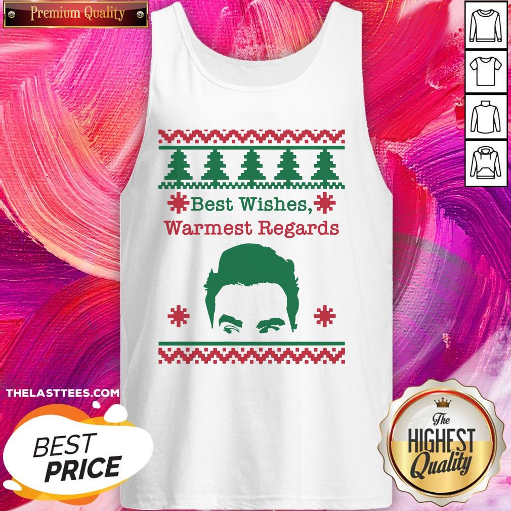 Cute Best Wishes Warmest Regards David Ugly Christmas Shirt - Image 3