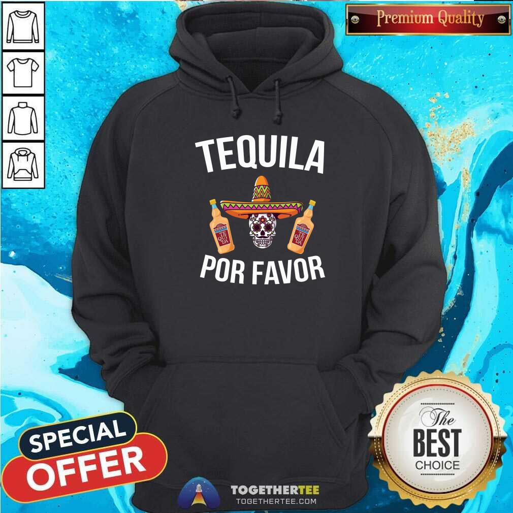 Premium Tequila Por Favor Mexican Skull Shirt - Image 5