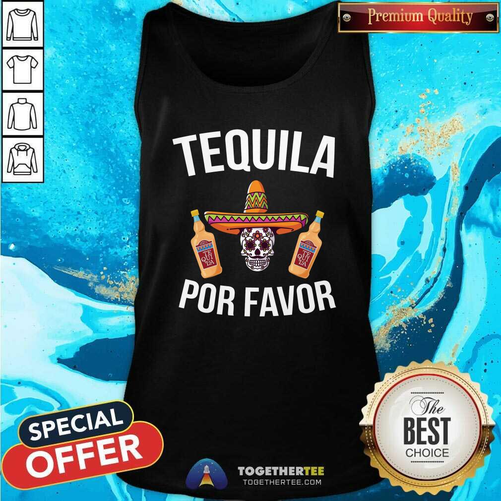 Premium Tequila Por Favor Mexican Skull Shirt - Image 4