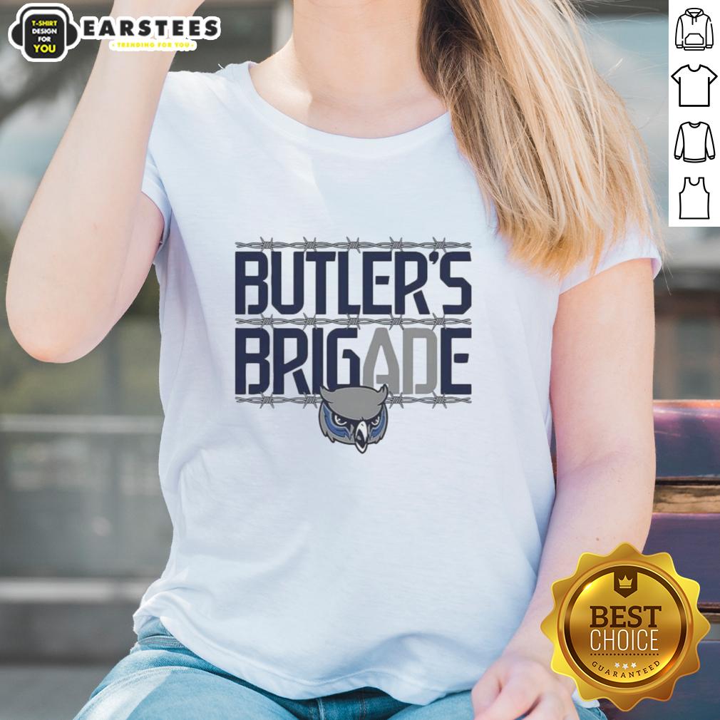 Awesome Owls Olathe West Football Butler's Brigade T-Shirt - Image 3