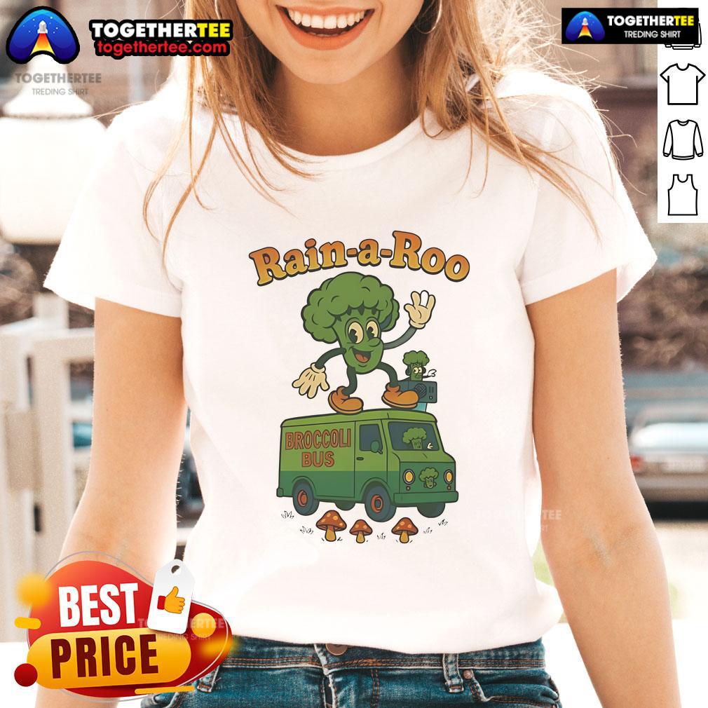 Nice Rain-A-Roo Broccoli Bus T-Shirt - Image 3