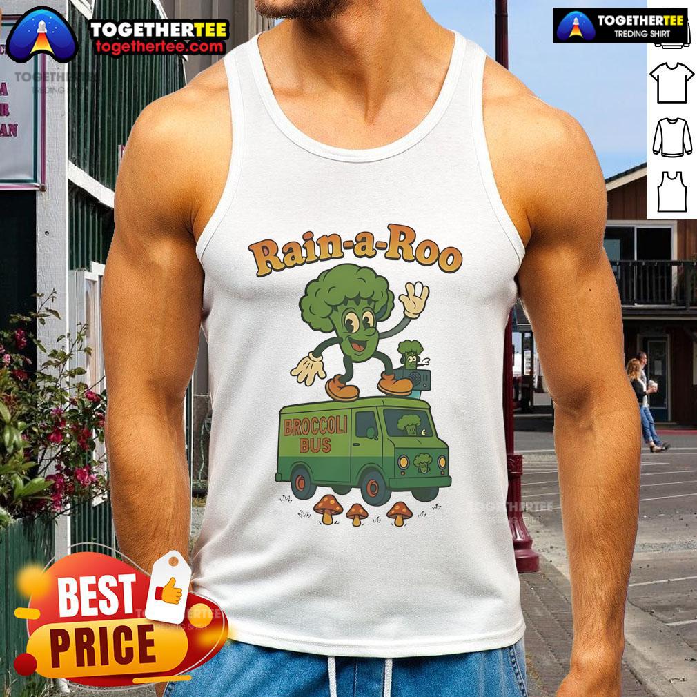 Nice Rain-A-Roo Broccoli Bus T-Shirt - Image 4