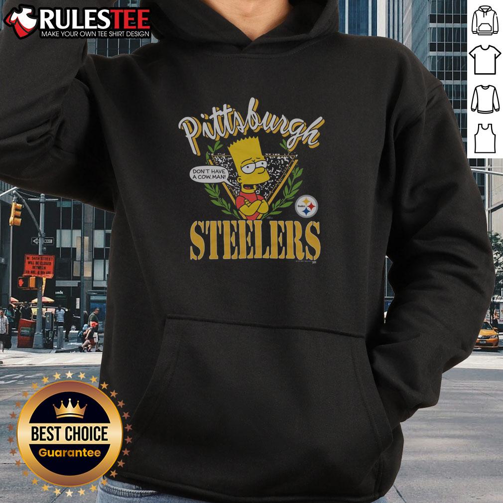 Awesome The Simpsons Bart X Pittsburgh Steelers T-Shirt - Image 2