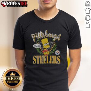 Awesome The Simpsons Bart X Pittsburgh Steelers T-Shirt