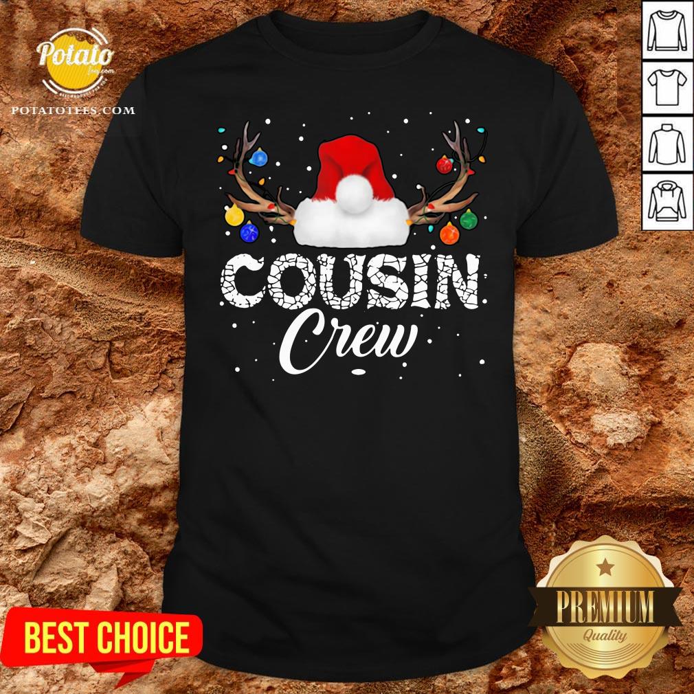 Love Xmas Christmas Cousin Crew 2021 Shirt