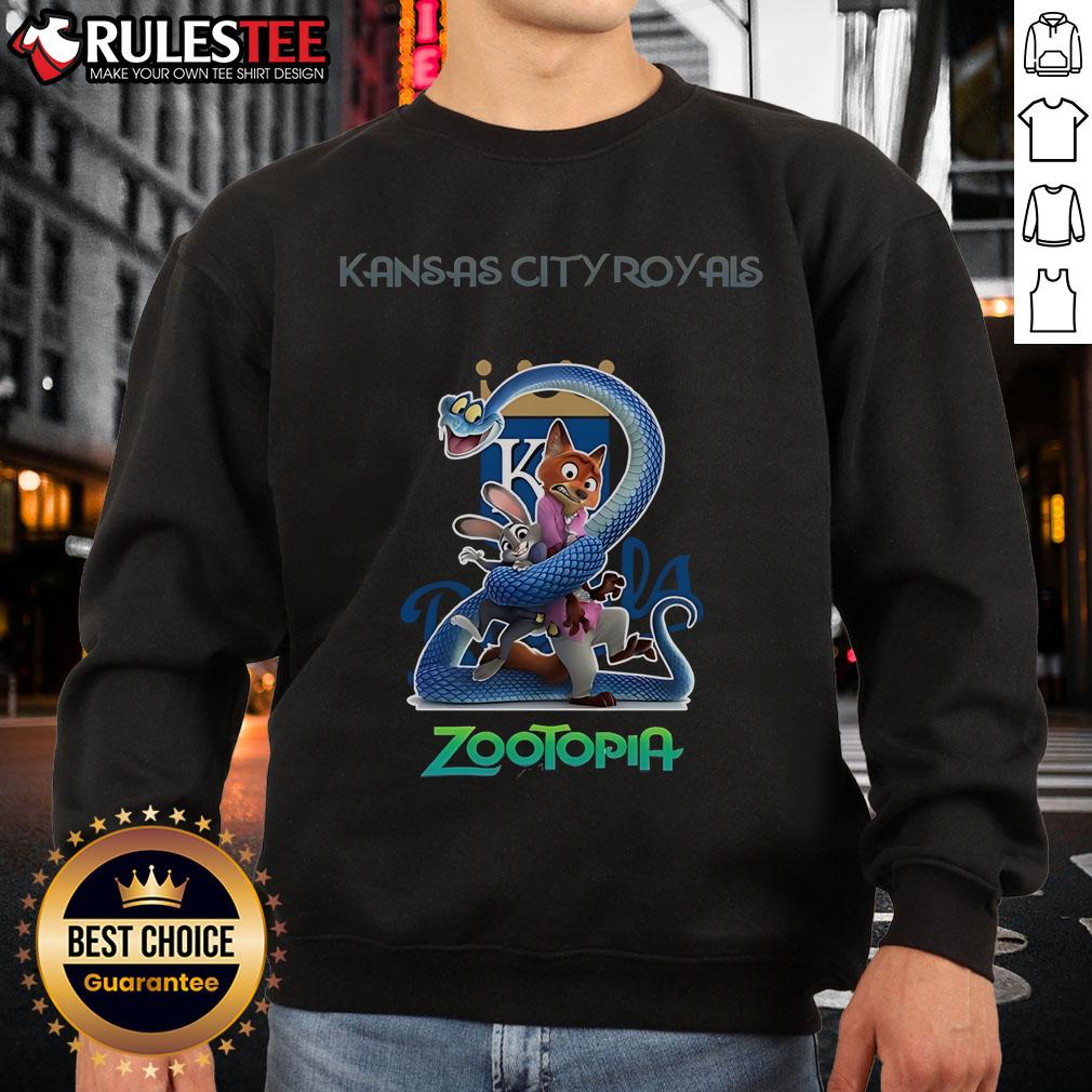 Awesome Kansas City Royals Zootopia 2 T-Shirt - Image 5