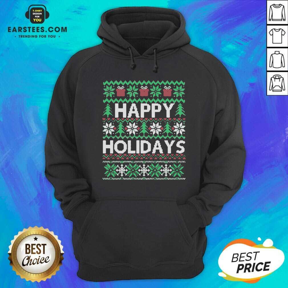 Top Happy Holidays Ugly Christmas Shirt - Image 2