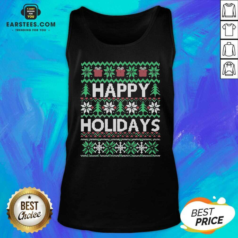 Top Happy Holidays Ugly Christmas Shirt - Image 4