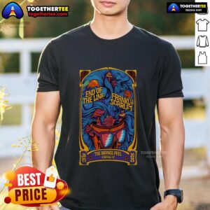 Official End Of The Line And Frankly Scarlet Tour 2025 Asheville NC Poster T-Shirt