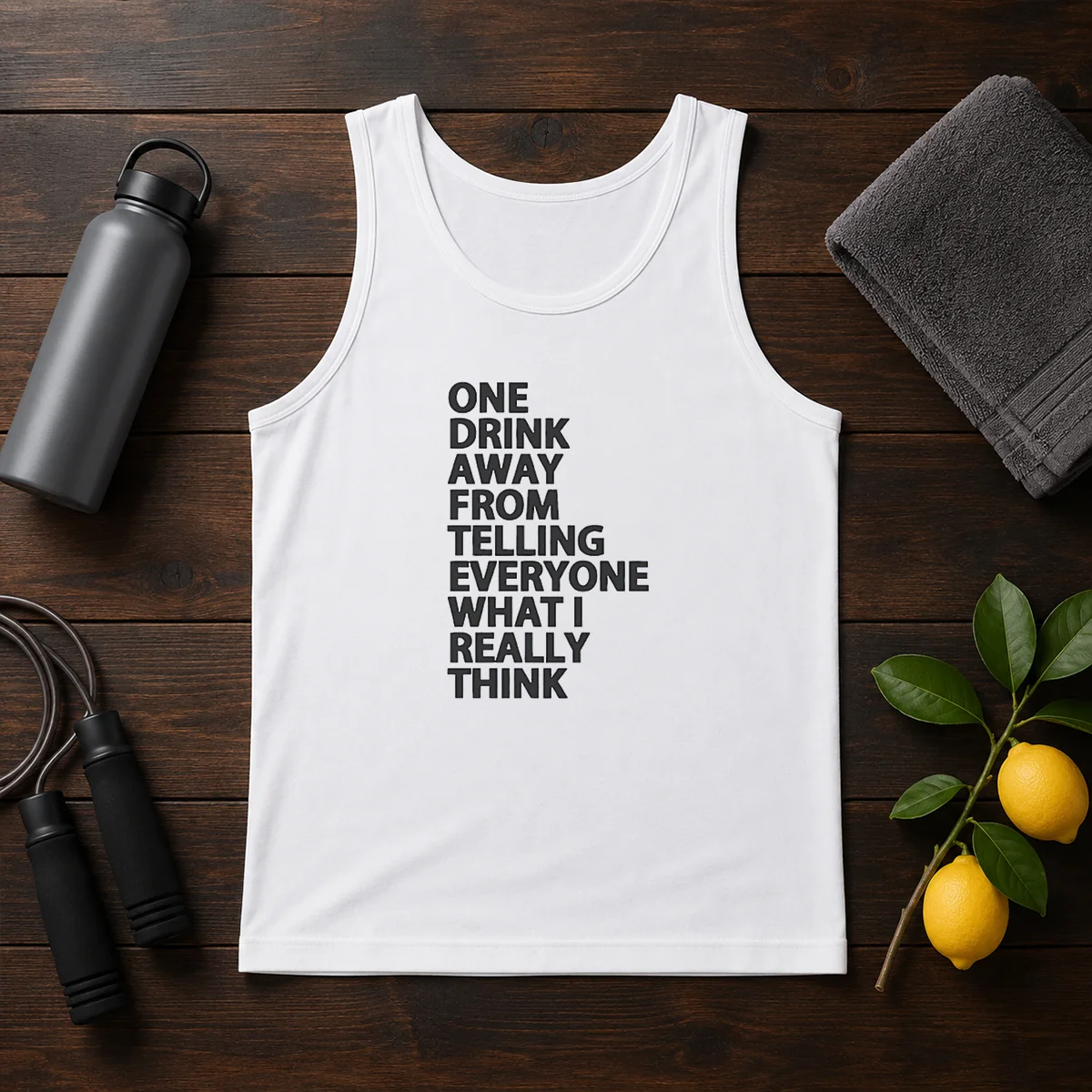 Funny One Drink Away From Telling Everyone What I Really Think Shirt - Image 3