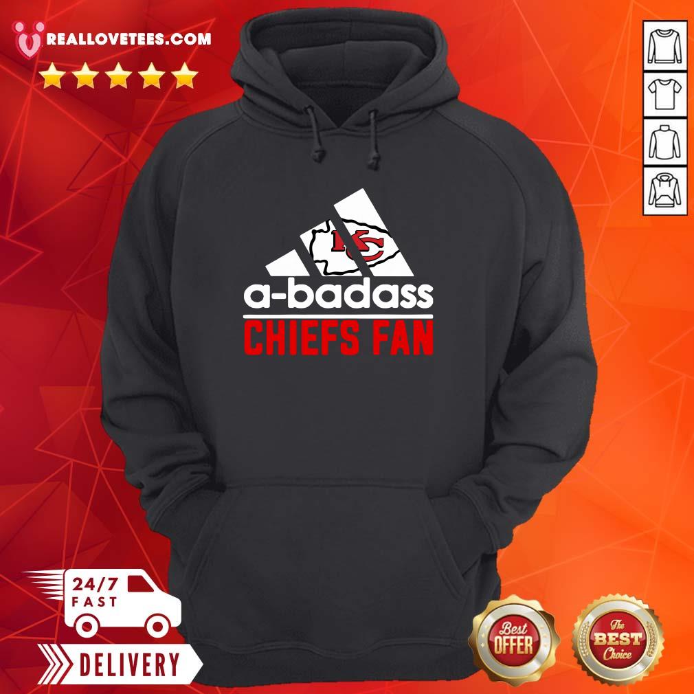 Great NFL Kansas City Chiefs A-badass Chiefs Fan Adidas Shirt - Image 4